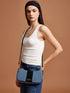 Bella Denim Shoulder Bag